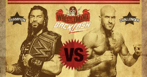 WWE WrestleMania Backlash 2021 Results Live Streaming Match Coverage