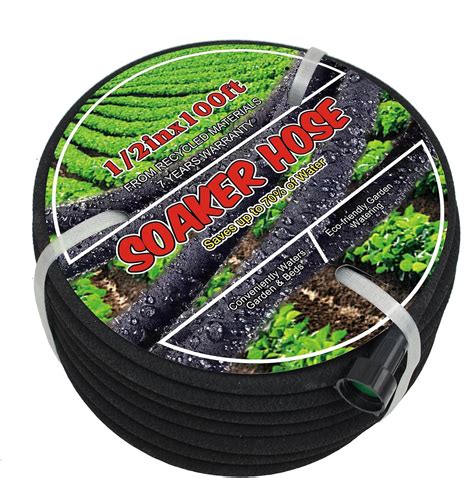 Amazon Generic Soaker Hose 100 FT With Soaker Hose Kit 1 2 Inch