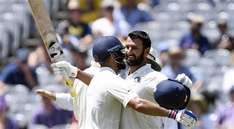 India Vs Australia 3rd Test Day 2 Cheteshwar Pujara Virat Kohli