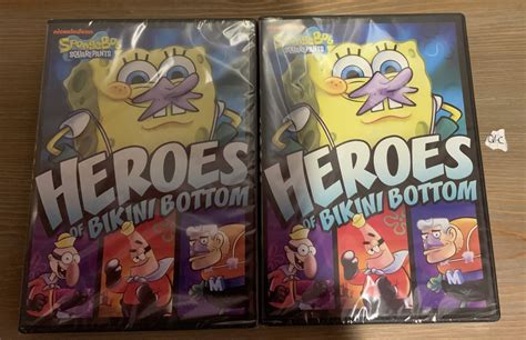 SpongeBob SquarePants Heroes Of Bikini Bottom LOT OF 2 New
