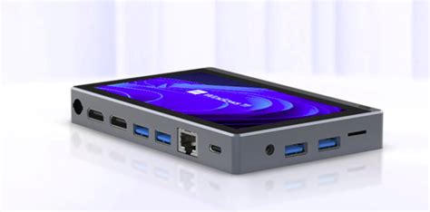 Gole1 Pro Mini Pc Comes With 55 Inch Touch Screen Display Gemini Lake