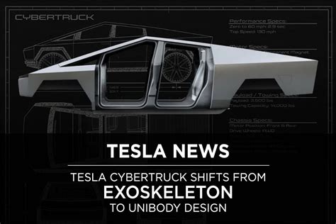 Tesla Cybertruck Shifts From Exoskeleton to Unibody Design - T ...