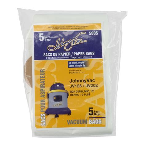 Paper Bag For Johnny Vac Vacuum JV125 And JV202 SKIP Derby M50 101