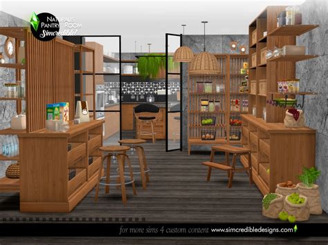 The Sims Resource Naturalis Pantry Room