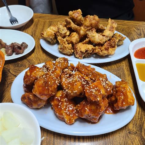 수원통닭거리 맛집 장안통닭 추천 Feat 마늘똥집 서비스 네이버 블로그