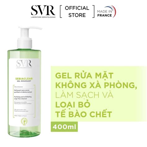 SRM SVR Sebiaclear Gel Moussant 400ml CT Yaatea Shop