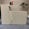 Ma Kulagaga L Shaped Wood Reception Desk With Filing Cabinet Reviews