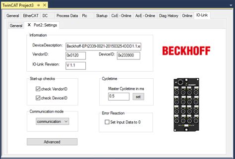 Automatisches Scannen Der Io Link Ports