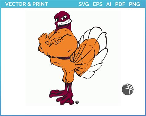 Virginia Tech Hokies - Mascot Logo (2000) - College Sports Vector SVG ...