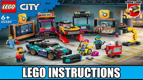 Lego Instructions City 60389 Custom Car Garage All Books Youtube