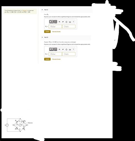 SOLVED The Wheatstone Bridge Shown In Figure 1 Is Balanced With R 10