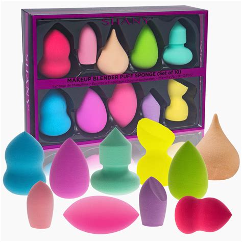 Buy Shany Blender Makeup Sponge Blending Puff Set For Liquid Cream And Powder Foundations And