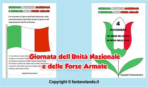 Giornata Dell Unit Nazionale E Delle Forze Armate Novembre Schede