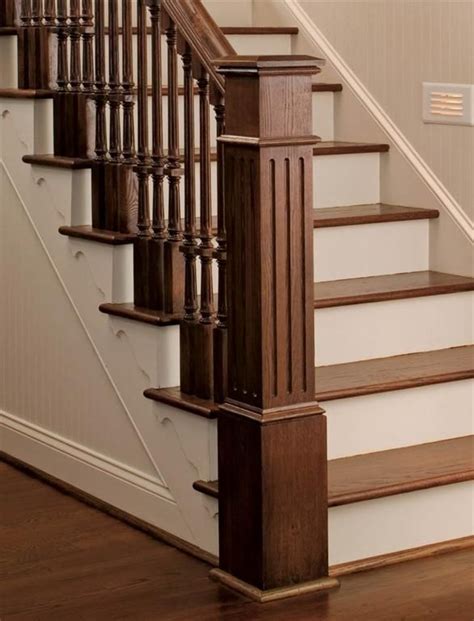 Wooden Staircase Railing, Wood Balusters, Stair Railing Design, Wooden ...