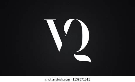 Vq Letter Logo Design Template Vector Stock Vector Royalty Free