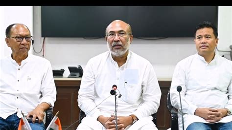 Manipur Cm Rejects Demand For Separate Administration In Kuki Areas