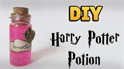 DIY Poção do Amor Amortentia Harry Potter Potion Bottle Charm