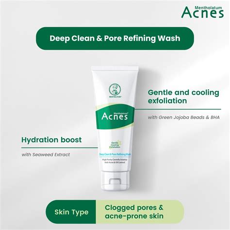 MENTHOLATUM Acnes Clear Whitening Deep Clean Pore Refining