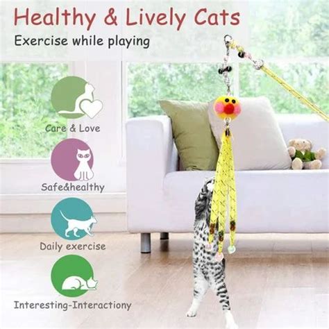 Emily Pets Modern Nylon Hanging Cat Stick Toy At Rs Piece In Noida