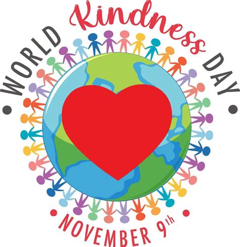 World Kindness Day Poster Design Vector Art At Vecteezy