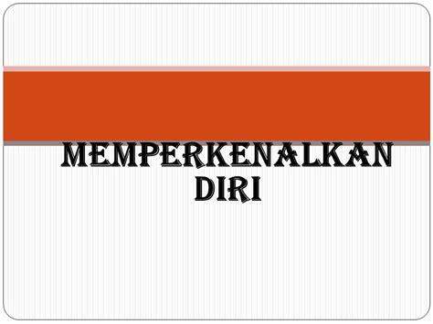 Slide Perkenalan Diri Materi Belajar Online