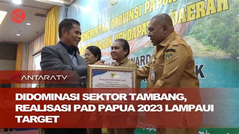 Didominasi Sektor Tambang Realisasi Pad Papua Lampaui Target