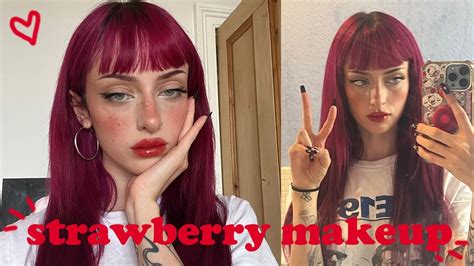 Strawberry Makeup Tik Tok Trend Tutorial YouTube