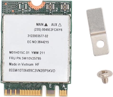 Carte Réseau sans Fil NGFF Double Antennes 802 11ac a b g n pour Win