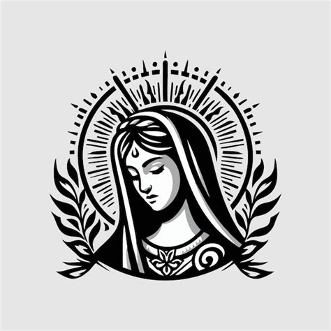 Maria Logo Icon Design Illustration Premium Ai Generated Vector