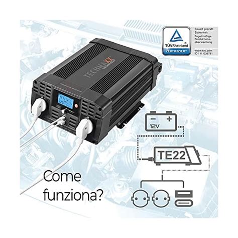 Invertitore Di Potenza Technaxx Inverter A Onda Sinusoidale Pura Da