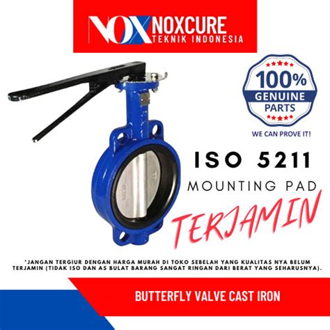 Jual 6 Inch Butterfly Valve Cast Iron Jakarta Barat Noxcure Teknik Indonesia Tokopedia