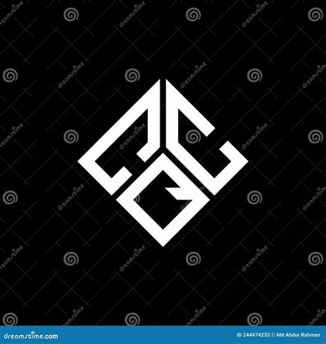 CQC Letter Logo Design on Black Background. CQC Creative Initials ...