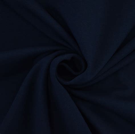 Sample Cotton Jersey Dark Blue Fabrics Hemmers