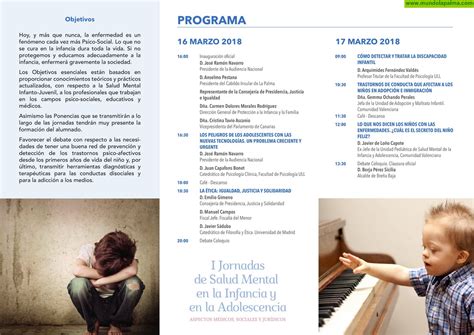 Presentadas Las I Jornadas De La Salud Mental En La Infancia Y La