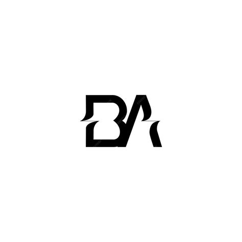 Premium Vector Ba Monogram Logo Design Letter Text Name Symbol