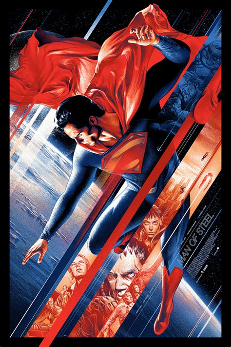 Man of Steel Poster Designs by Ken Taylor and Martin Ansin