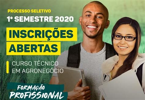 Senar Processo Abre Seletivo Para O Curso T Cnico Em Agroneg Cio