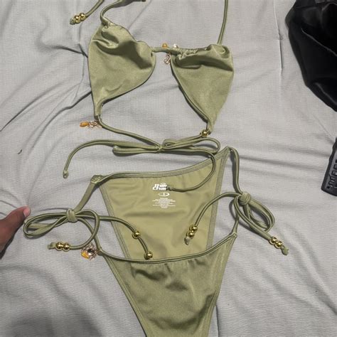 Third Charm By Pacsun Green Bikini Set Depop