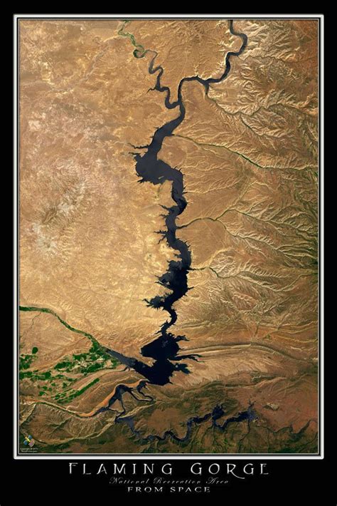 Flaming Gorge National Recreation Area Map