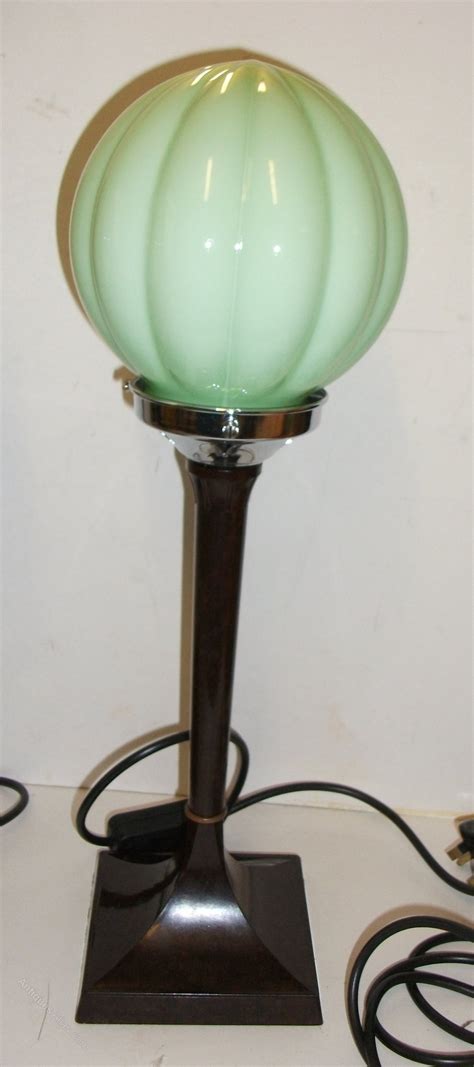 Antiques Atlas SOLD Art Deco 1930 S Pair Of Bakelite Table Lamps