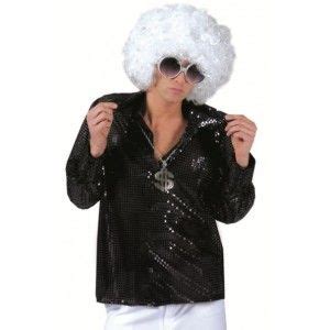 D Guisement Chemise Disco Noire Sequin Homme D Guisements Disco