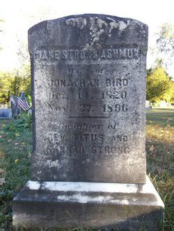 Mary Jane Strong Bird 1820 1896 Mémorial Find a Grave