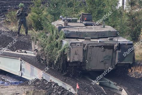 Dutch Armored Personnel Carrier Crosses Armored Editorial Stock Photo