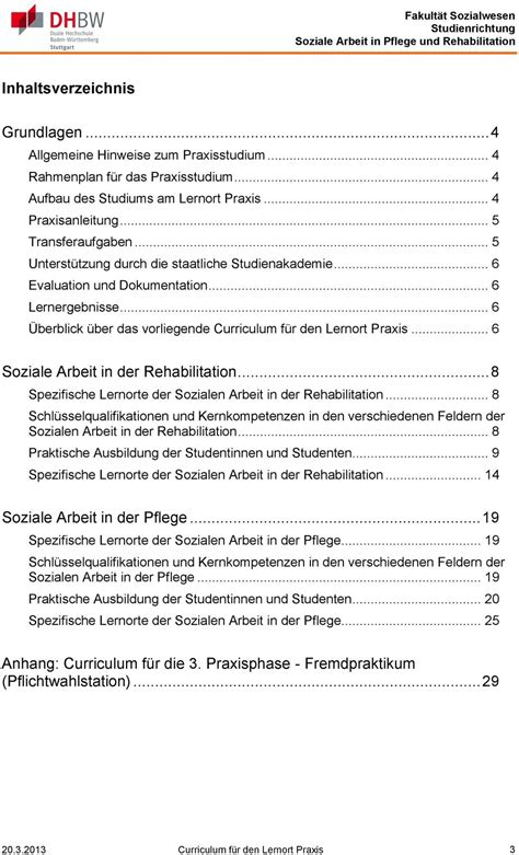 CURRICULUM FÜR DEN LERNORT PRAXIS PDF Kostenfreier Download