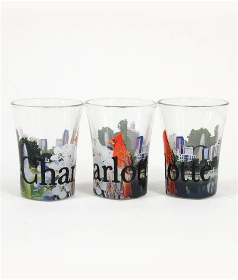 Charlotte Color Shot Glass Americaware