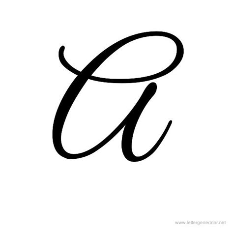 Cursive Alphabet Gallery Free Printable Alphabets Letter Generator Net