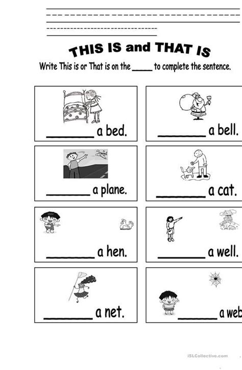 Pronouns This And That Grammar Worksheets This And That Worksheets