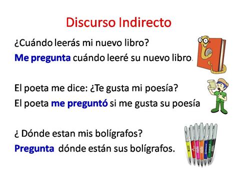 Cambiando Ideas sobre la Enseñanza del Español Discurso Indirecto