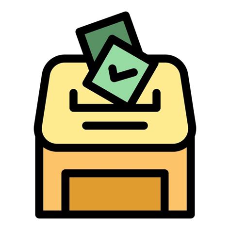 Premium Vector Ballot Box Icon Outline Vector Election Vote Online