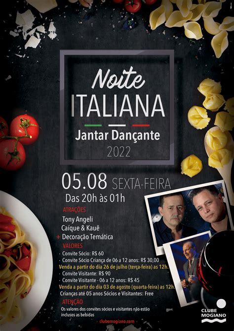 Noite Italiana 2022 Clube Mogiano